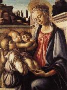 Madonna and Child and Two Angels